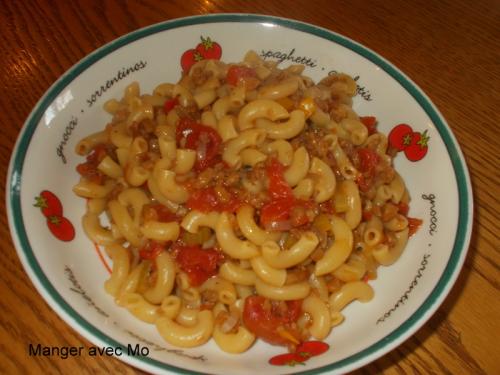 Macaroni « avec pas de viande » de Manger Avec Mo | Photo de Manger avec mo