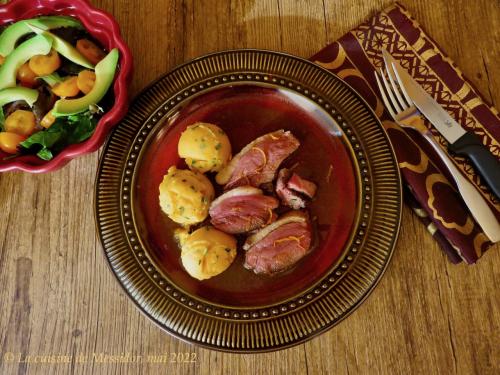 Magret de canard, sauce au thé et à l'orange de Messidor | Photo de Messidor