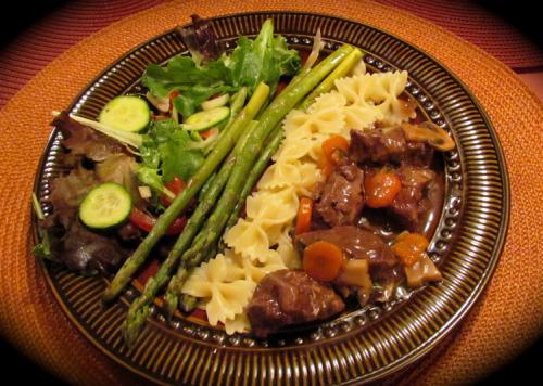 Mijoté de veau au vin rouge de Messidor | Photo de Messidor