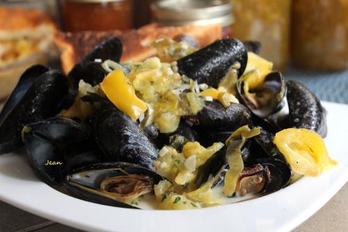 Moules au vermouth et à l'estragon de Nell | Photo de Nell