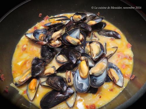 Moules crémeuses, tomates séchées et prosciutto + de Messidor | Photo de Messidor