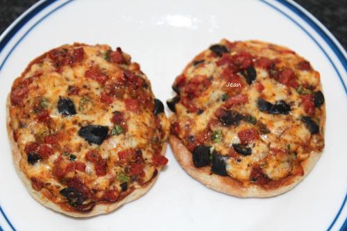 Muffin anglais garni façon pizza de Nell | Photo de Nell