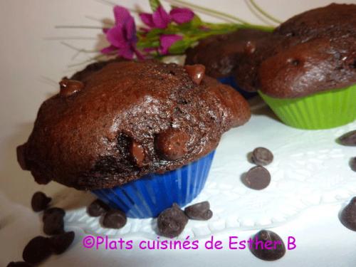 Muffins au chocolat (qui ressemblent ceux à starbucks) de Esther B | Photo de Estherb