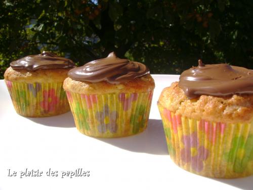 ~muffins aux bananes et au coeur de nutella~ de Choupy40 | Photo de Choupy40