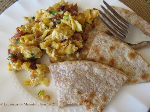 Oeufs brouillés à la mexicaine + de Messidor | Photo de Messidor