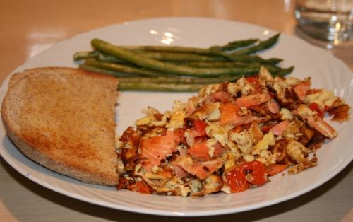 Oeufs brouillés au saumon fumé de Mireille | Photo de Mireille