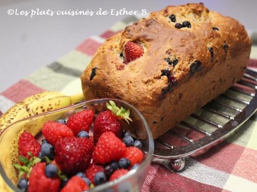 Pain aux bananes explosion de fruits de Estherb | Photo de Estherb