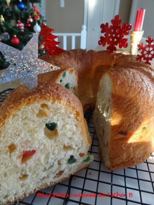 Panettone aux fruits confits et à la fleur d'oranger avec une touche de sirop d'érable de Esther B | Photo de Estherb