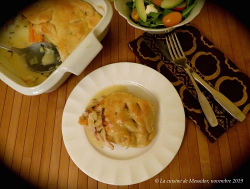 Pâté rustique au poulet, pâte express + de Messidor | Photo de Messidor