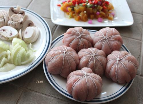 Paupiettes de porc farcies au veau de Nell | Photo de Nell