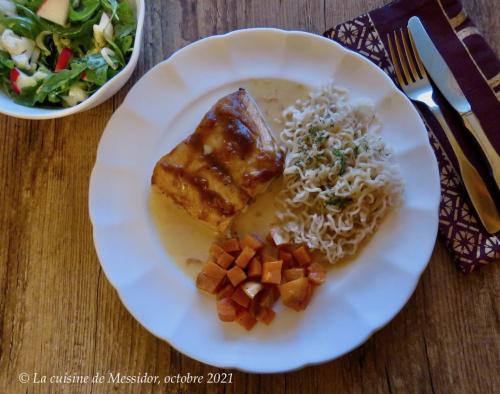 Pavés de saumon laqués à l'orange, inspiration orientale + de Messidor | Photo de Messidor