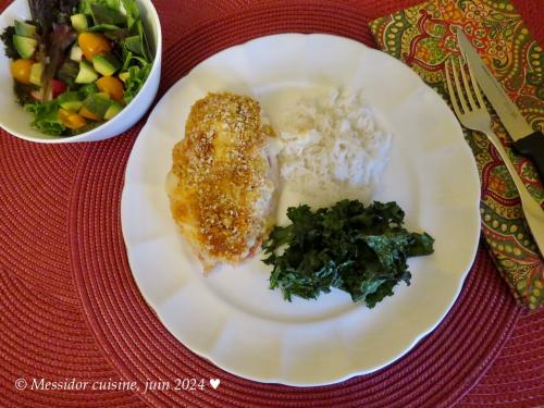 Poulet cordon bleu, façon simplifiée + de Messidor | Photo de Messidor