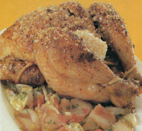 Poulet de cornouailles en croûte de sel de Qu'est-Ce Qu'on Mange | Photo de PassionRecettes