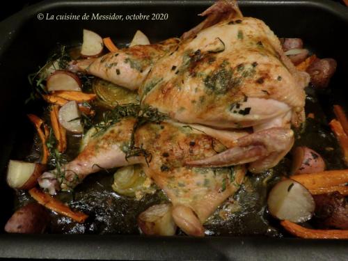 Poulet en crapaudine aux herbes d'octobre + de Messidor | Photo de Messidor