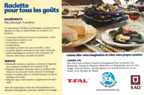 Raclette pour tous les goûts de T-Fal | Photo de PassionRecettes