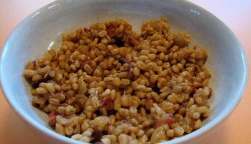 Risotto d'orge mondé aux tomates séchées de Messidor | Photo de Messidor