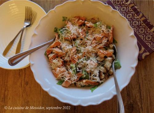 Salade césar au saumon frais + de Messidor | Photo de Messidor