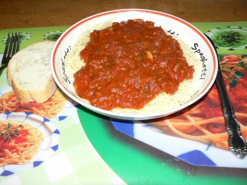 Sauce à spaghetti de zigou de Baddy | Photo de Baddy