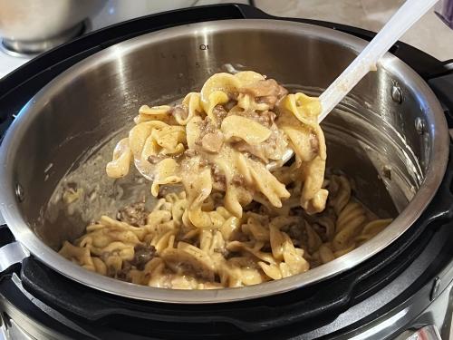 Stroganoff à l'instant pot de Full Mom | Photo de Mireille