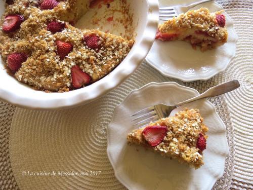 Tarte croustade, poire et fraises + de Messidor | Photo de Messidor