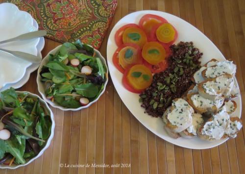 Assiette sans viande, légère et gourmande de Messidor | Photo de Messidor