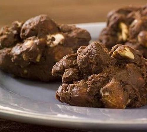 Biscuits croquants au chocolat et guimauve | Photo de PassionRecettes