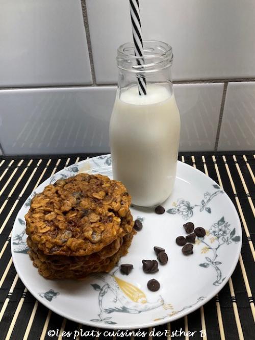 Biscuits d'avoine à l'érable et à la mélasse avec pépites de chocolat de Estherb | Photo de Estherb