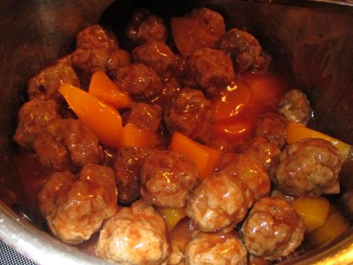 Boulettes de bœuf aux pêches à ma manière de Corralou | Photo de Corralou