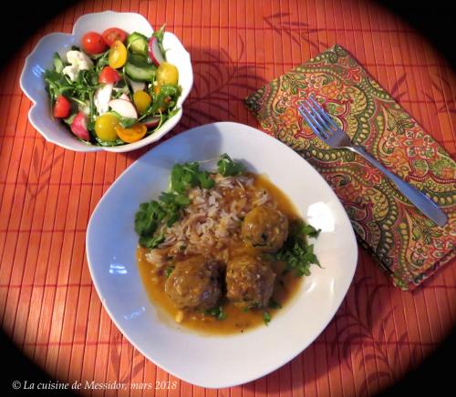 Boulettes de poulet au lait de coco de Messidor | Photo de Messidor