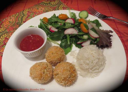 Boulettes de saumon, coco-aneth + de Messidor | Photo de Messidor