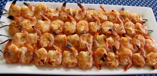 Brochettes de crevettes de Nell | Photo de Nell