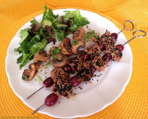 Brochettes de porc à l'orientale de Messidor | Photo de Messidor