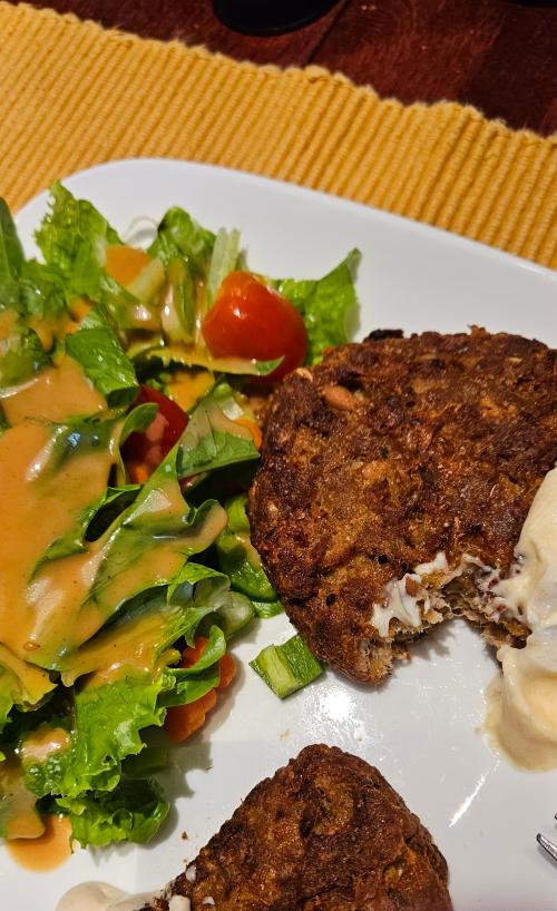 Burger de thon au air fryer de Isama | Photo de Isama