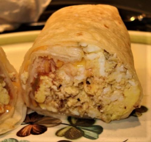 Burritos aux oeufs et à la salsa | Photo de PassionRecettes