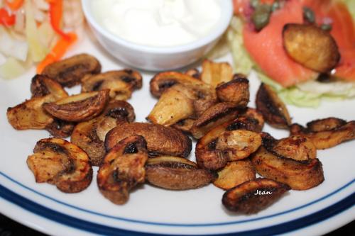 Champignon mariné croustillant au air fryer de Nell | Photo de Nell