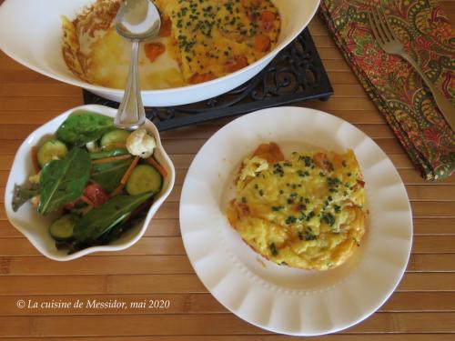 Clafoutis de tomates cerises au fromage de Messidor | Photo de Messidor