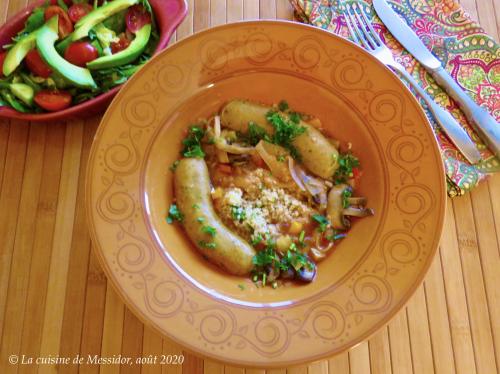 Couscous aux saucisses de lapin + de Messidor | Photo de Messidor