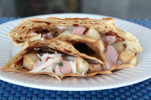 Crêpes bretonne farci au jambon de Nell | Photo de Nell