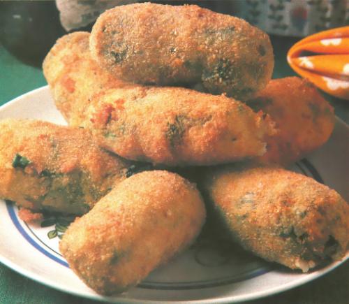 Croquettes de pommes de terre et d'épinards de Pol Martin | Photo de PassionRecettes