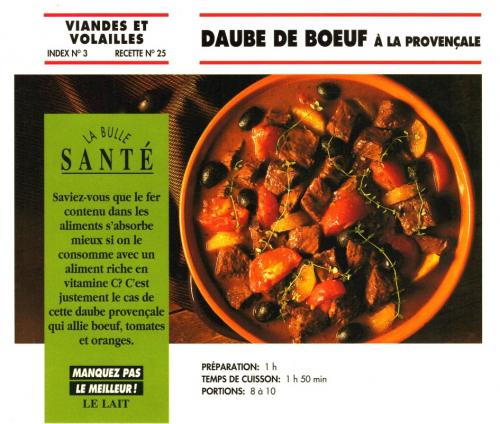 Daube de boeuf à la provençale de Bon Appétit | Photo de PassionRecettes