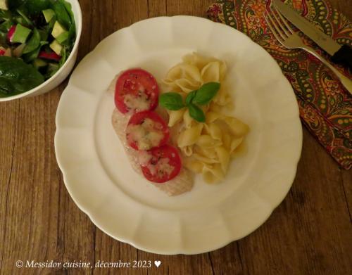 Escalopes de poulet à la caprese (friteuse à air) de Messidor | Photo de Messidor