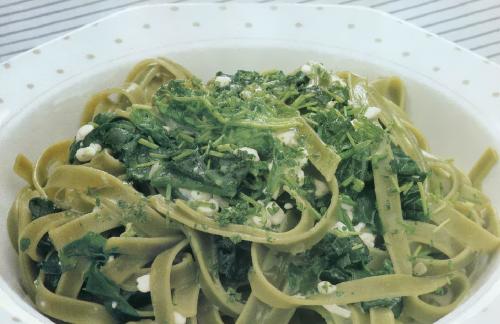 Fettuccine aux épinards de Qu'est-Ce Qu'on Mange | Photo de PassionRecettes