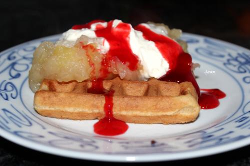 Gaufre dessert à la vanille de Nell | Photo de Nell