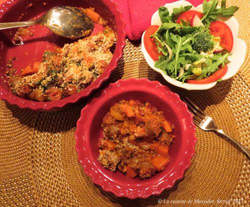 Gratin de saucisses aux lentilles + de Messidor | Photo de Messidor