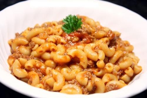 Macaroni a la viande dans une seule casserole xx de Dogsled | Photo de Dogsled