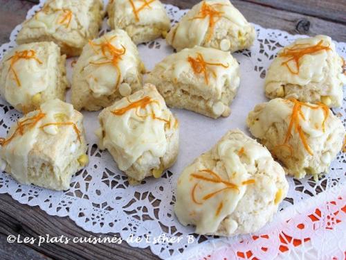 Mini scones à l'orange creamsicle de Esther B | Photo de Estherb