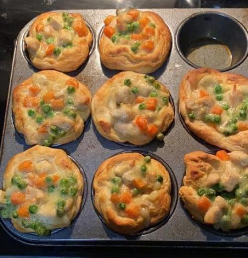 Mini-tartelettes au poulet faciles | Photo de PassionRecettes