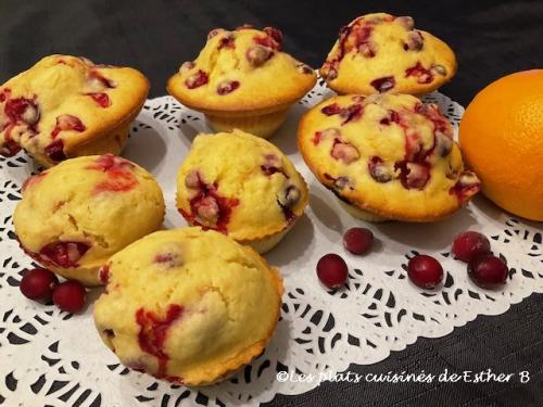 Muffins à l'orange et canneberges de Estherb | Photo de Estherb