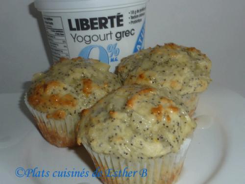 Muffins au citron, aux graines de pavot et aux poires de Esther B | Photo de Estherb