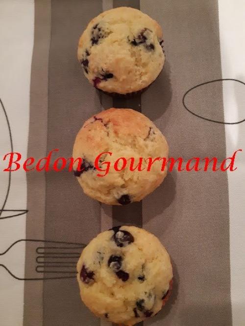 Muffins au citron et aux bleuets de Bedon Gourmand | Photo de Bedon gourmand